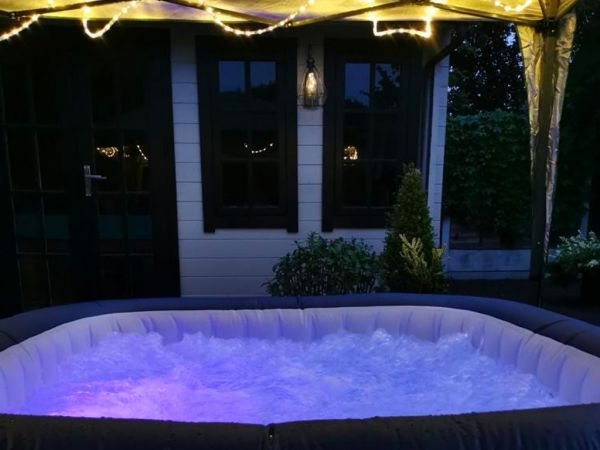 Hot Tub Lit Bubbles